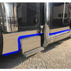 3.5 Inch SS Panel Kit W/ 90 Dual Rev Amber-Clear-Blue LED Lights  For 63 & 72 Inch Sleeper