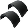 TPHD 54 Inch Black Poly Full Radius Fender Kit W/ 2 Straight And 2 Curved Brackets