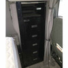 Gloss Black 5 Drawer Sleeper Storage System W/O Table Top For Peterbilt 379, 386 & 389 Driver Side