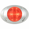 Red P3 LED Bullet Pigtail Light Clear Lens