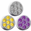 2" Dual Revolution Marker LED - Amber / Purple