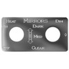 Rockwood Stainless Steel Mirrors Switch Plate For Kenworth