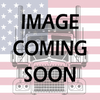 16 Inch Chrome Standard Rolled End Bumper W/ Tow & Center Step Holes For Kenworth W900B & W900L