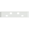 22 Inch Chrome Texas Rolled End Bumper W/ Square Fog Light & Step Holes For Freightliner Classic XL 2008-2010