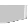 16 Inch Chrome Standard Tapered End Bumper W/ Square Fog Light & Tow Holes For Freightliner Classic XL 2008-2010