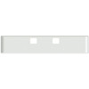 18 Inch Chrome Texas Rolled End Bumper W/ Step Holes For Freightliner Classic XL 2008-2010
