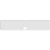 22 Inch Chrome Texas Boxed End Bumper W/ Center Step Cutout For Kenworth W900