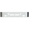 12 Inch Chrome Bumper, 10 Gauge W/Fog, Tow & Vent Holes Replaces Clad Bumper, 10 Gauges For Volvo VNL Gen I 1997-2003