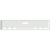 22 Inch Chrome Rolled End American Eagle Bumper W/ Tow, 6 Oval & 6 - 2 Inch Light Holes For Freightliner Classic, FLC & COE 1984-1999