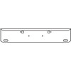 18 Inch Chrome Rolled End American Eagle Bumper W/ Tow, 2 Oval Light Holes For Peterbilt 367, 388, 389, 567
