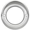 2.5" Round Light Chrome Bezel with Visor