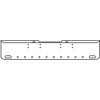 20 Inch Chrome Rolled End American Eagle Bumper W/ 2 Oval & 10 - 2 Inch Light Holes For Peterbilt 352 & 359