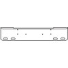 20 Inch Chrome Rolled End American Eagle Bumper W/ 4 Oval Light Holes For Kenworth W900B, W900L