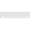 22 Inch Chrome Texas Boxed End Bumper W/ 2 Oval & 10 - 2 Inch Round Light Holes For International 9900I, 9900IX