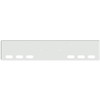 18 Inch Chrome Texas Boxed End Bumper W/ 6 Oval Light Holes For Peterbilt 367, 388, 389, 567