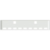 22 Inch Chrome Texas Rolled End Bumper W/ Hook, 9 Oval Light Holes For Freightliner Classic XL 2002-2007