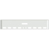 22 Inch Chrome Texas Rolled End Bumper W/ Center Tow, 8 Oval & 2 - 2 Inch Light Holes For Freightliner Classic XL 2002-2007
