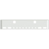 18 Inch Chrome Texas Rolled End Bumper W/ Hook, 4 Oval & 8 - 2 Inch Light Holes For Freightliner Classic XL 2002-2007
