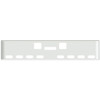 18 Inch Chrome Texas Rolled End Bumper W/ Center Tow, Hook, 8 Oval Light Holes For Freightliner Classic XL 2008-2010