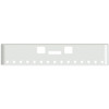 22 Inch Chrome Texas Rolled End Bumper W/ Center Tow, Hook, 15 - 2 Inch Light Holes For Freightliner Classic XL 2008-2010