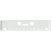 22 Inch Chrome Texas Rolled End Bumper W/ Center Tow, Hook, 2 Oval & 10 - 2 Inch Light Holes For Freightliner Classic XL 2008-2010