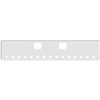 18 Inch Chrome Texas Boxed End Bumper W/ Hook, 15 - 2 Inch Light Holes For Freightliner Classic XL