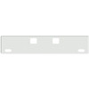 20 Inch Chrome Texas Boxed End Bumper W/ Hook, 2 Oval Light Holes For Freightliner Classic XL