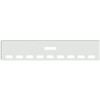 20 Inch Chrome American Eagle Bumper W/ Tow, 9 Oval Light Holes