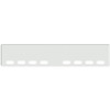 22 Inch Chrome American Eagle Bumper W/ 8 Oval Light Holes