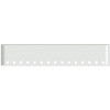 22 Inch Chrome Rolled End American Eagle Bumper W/ 15 - 2 Inch Round Light Holes