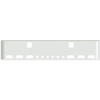 20 Inch Chrome Rolled End American Eagle Bumper W/ Hook Holes , 6 Oval & 6 - 2 Inch Round Light Holes
