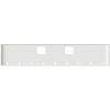 18 Inch Chrome Steel Texas Square Rolled End Bumper W/ Mounting & Standard Step Holes 9 M3 Or P3 Light Holes For Freightliner FLD Classic XL 2008-2010