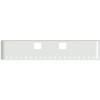 22 Inch Chrome Steel Texas Square Bumper W/ Mounting & Standard Step Holes 19 M3 Or P3 Light Holes For Freightliner FLD Classic XL 2008-2010