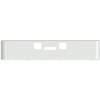 22 Inch Chrome Steel Texas Square Bumper W/ Mounting, Standard Step & Tow/Hitch Holes 15 - 3/4 Inch Light Holes For Freightliner FLD Classic XL 2008-2010