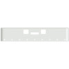22 Inch Chrome Steel Texas Square Bumper W/ Mounting, Standard Step & Tow/Hitch Holes 9 M3 Or P3 Light Holes For Freightliner FLD Classic XL 2008-2010