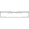 20 Inch Chrome Steel Texas Square Bumper W/ Mounting Holes Only 6 - 3/4 Inch Light Holes For Peterbilt 359 1967-1986 / 352 Cabover 1967-1980