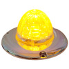 Legendary 3 Inch Watermelon Light W/ Flat Bezel - Amber LED / Clear Glass Lens