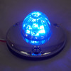 Legendary 1-1/2 Inch Watermelon Light W/ Flat Bezel - Blue LED / Clear Glass Lens