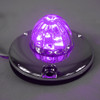 Legendary 1-1/2 Inch Watermelon Light W/ Flat Bezel - Purple LED / Clear Glass Lens
