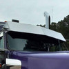 13 Inch Stainless Steel Drop Visor For Kenworth T600, T800 & W900