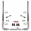 BESTfit 7 X 108 Inch Chrome Exhaust Kit W/ Flat Top Stacks, Long 90S & 7 Inch Y-Pipe