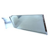 SS 3 x 10 Inch Elite Reverse Bowtie Drop Visor W/ Straight Top & V Bottom For Kenworth Aero Cab