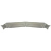 SS 10.5 x 8.5 Inch Elite Reverse Bowtie Drop Visor W/ Straight Top & V Bottom For Kenworth Aero Cab