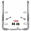 BESTfit 8 X 108 Inch Chrome Exhaust Kit With Miter Stacks, Long 90s & 8 Inch Y-Pipe  For Peterbilt 378, 379, 389
