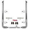 BESTfit 8 To 5 X 114 Inch Chrome Exhaust Kit With Miter Stacks, Long 90s & Y-Pipe  For Peterbilt 378, 379, 389