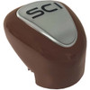 Classic Mahogany Painted Sloped Shift Knob For Eaton 13, 15 & 18 Speed Transmissions