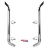 BESTfit 7-5 X 114 Inch Chrome Exhaust Kit W/ Bull Hauler Stacks & OE Style Elbows For Peterbilt 359 ,1967 - 1987