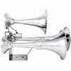 18 X 13.5 X 13.75 Inch Chrome-Plated Brass 3 Trumpet Train Horn With 70 To 140 PSI Operating Range