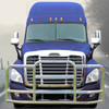 BESTfit Stainless Steel Deluxe Grille Guard With Mounting Kit For Freightliner Cascadia 113 & 125
