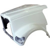 Jones Performance Fiberglass Hood W/ Curved Cowl & External Air Cleaner For International 5900I & 9900I SFA